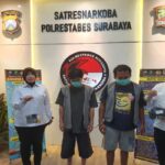 Polrestabes Surabaya Berhasil Ungkap Peredaran Narkoba, Dua Tersangka Berkedok Juru Parkir Diamankan