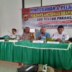 Pengukuhan Pokdarkamtibmas Bhayangkara 2023 Untuk Menciptakan Kondusif Dan Keamanan kelurahan Pakansari Kabupaten Bogor