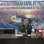Satfib Koarmada II Gelar Latihan Gerakan Kapal ke Pantai (GKK)
