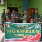 HUT ke-49, Infolahtadam V/Brawijaya Gelar Ziarah di TMP Mayjen Sungkono