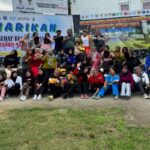 Pemerintah Desa Jatra Timur Gelar Senam Kebugaran Di Taman Radhin Maja