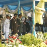 Wujud Sinergitas Pangdam V Brawijaya Hadiri Upacara HUT Bhayangkara ke-79 di Mapolda Jatim