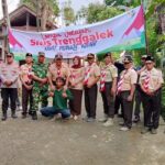 Sinergi TNI-Polri dan Pemerintah Pogalan Dukung Pramuka Jelajah Situs Trenggalek